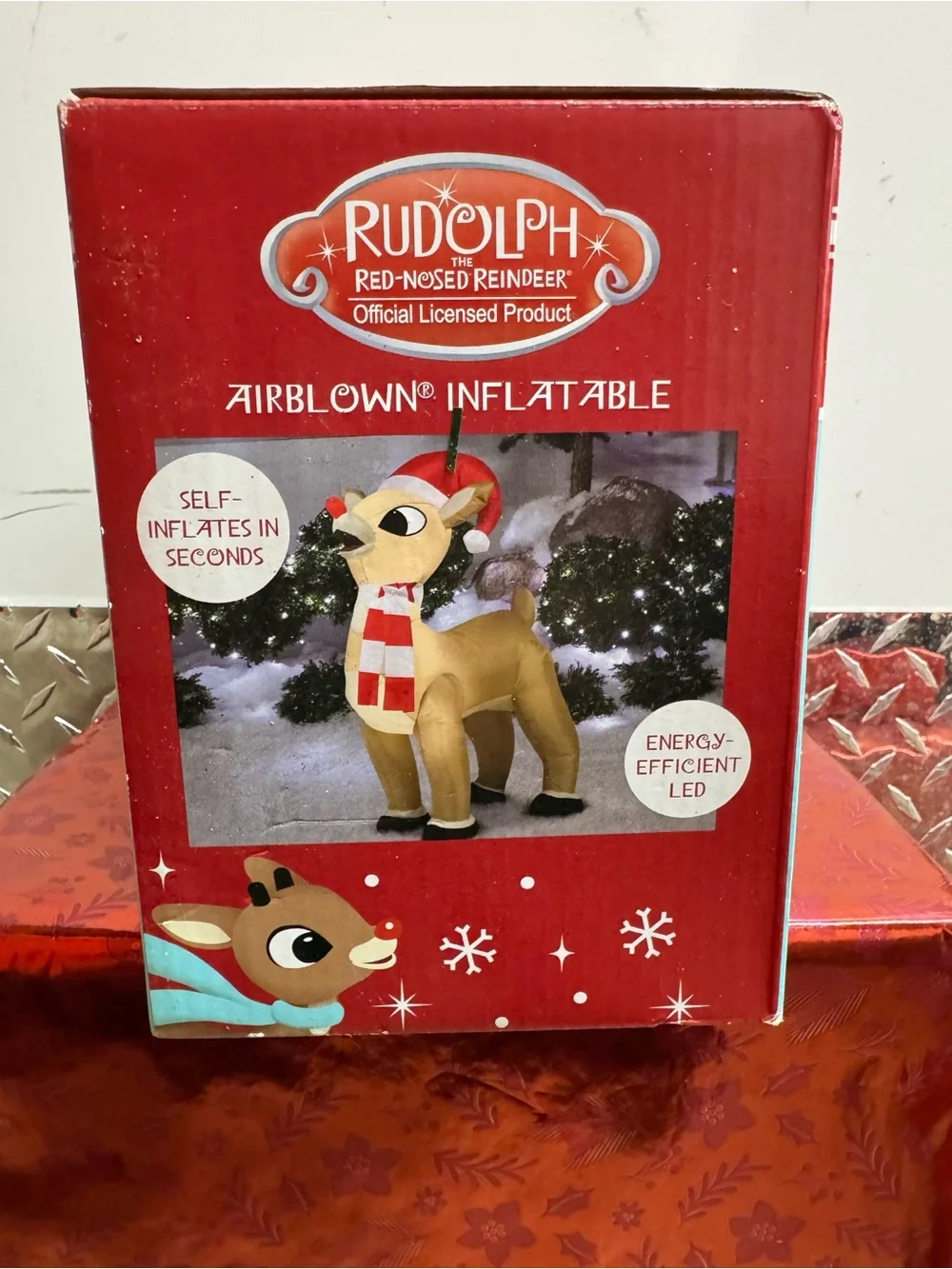Christmas Rudolph Inflatable - Picture 4 of 6